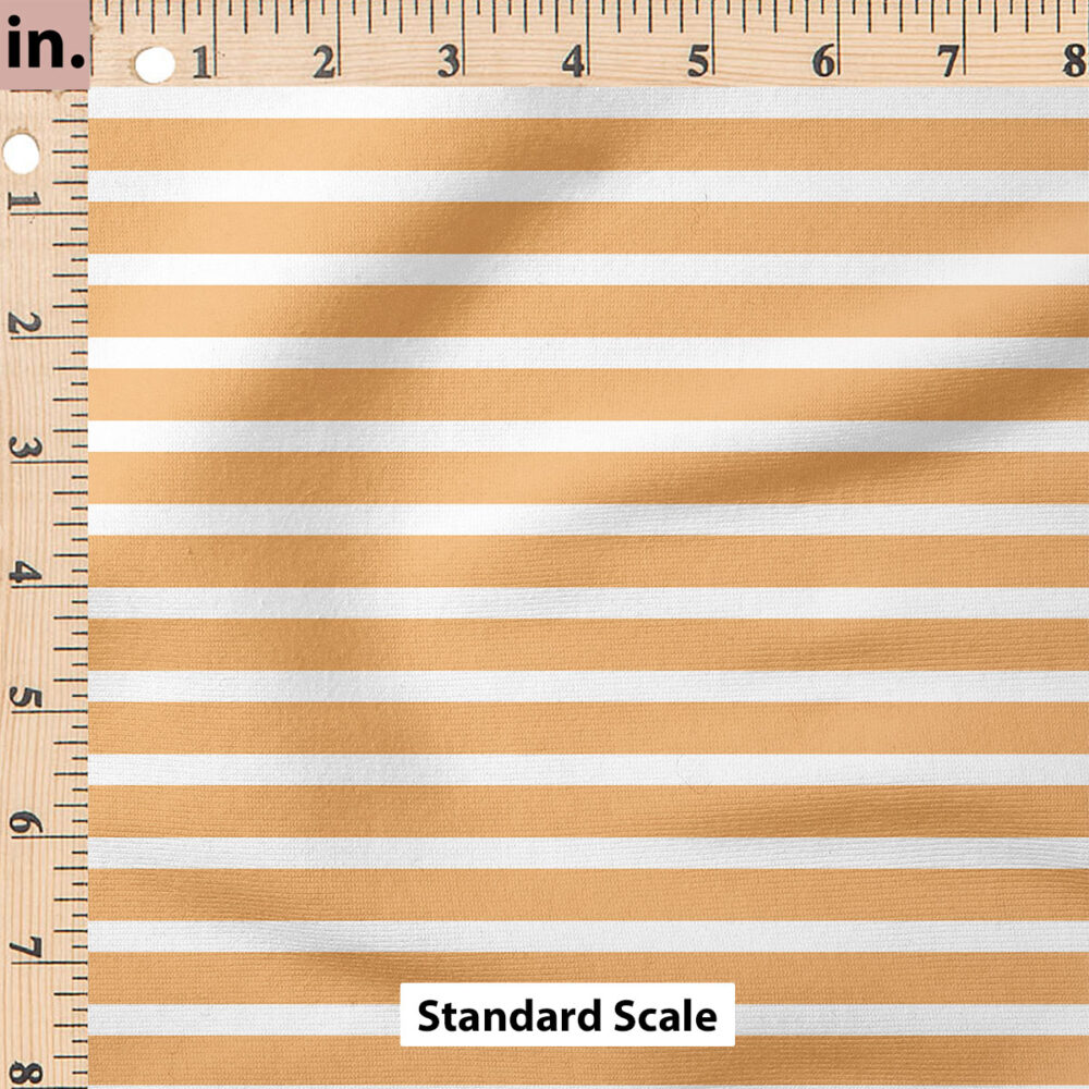 Ruler Scale for Boho Stripe (Brown) by Julie Storie Designs